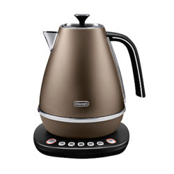 De'Longhi Distinta KBI3011.W Digital Jug Kettle, Bronze Future Bronze